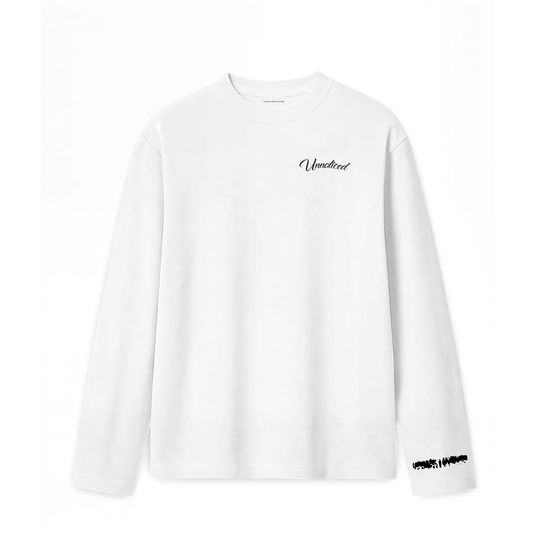UNTCD LONG SLEEVE - WHITE